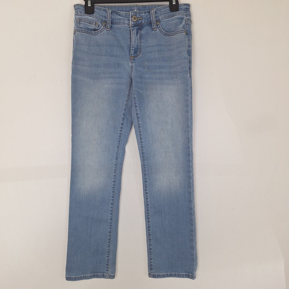 Y2K Cottagecore Boho Bohemian Denim Jeans St. John's Bay 2P Light Wash Straight